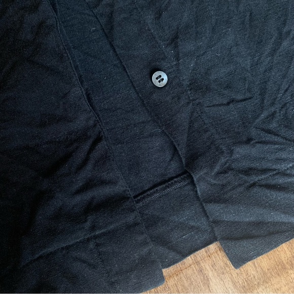 Hoibo Linen Shirt Dress in Black (size M/L) - Picture 5 of 7